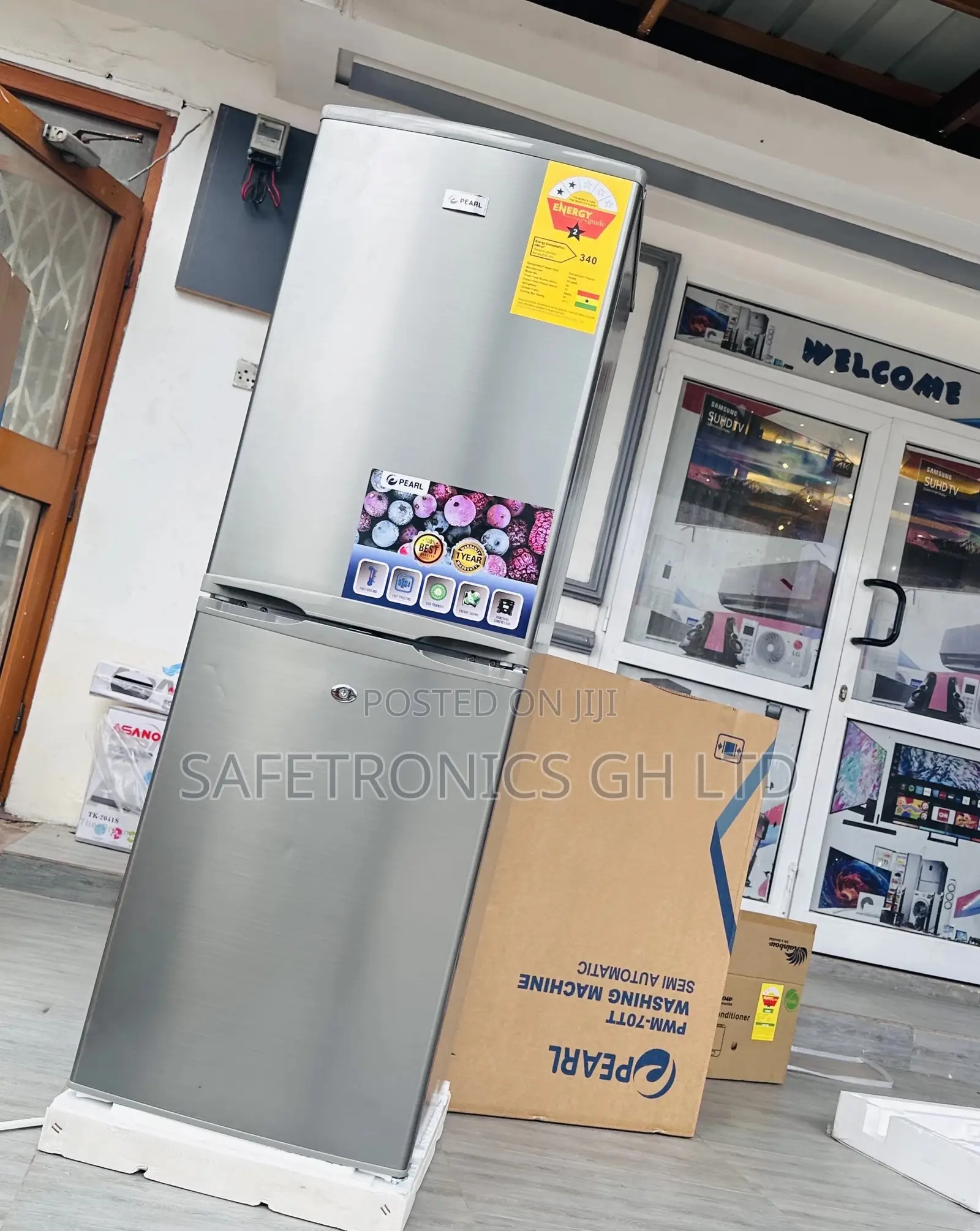 Neat Fridge Pf-200bf Pearl Doubledoor Bottomfreezer 