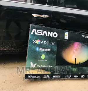 Energy Saving Asano 50 Inch Uhd Smart + Bluetooth Led Tv.