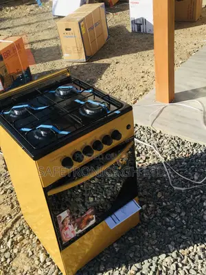 Gas Cooker Gold 4 Burner Oven With Grill 50x50 Volcano