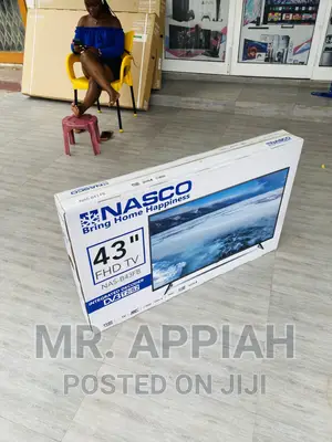 Foreign Standards Nasco 43 Inch Digital Satelite Tv,Black
