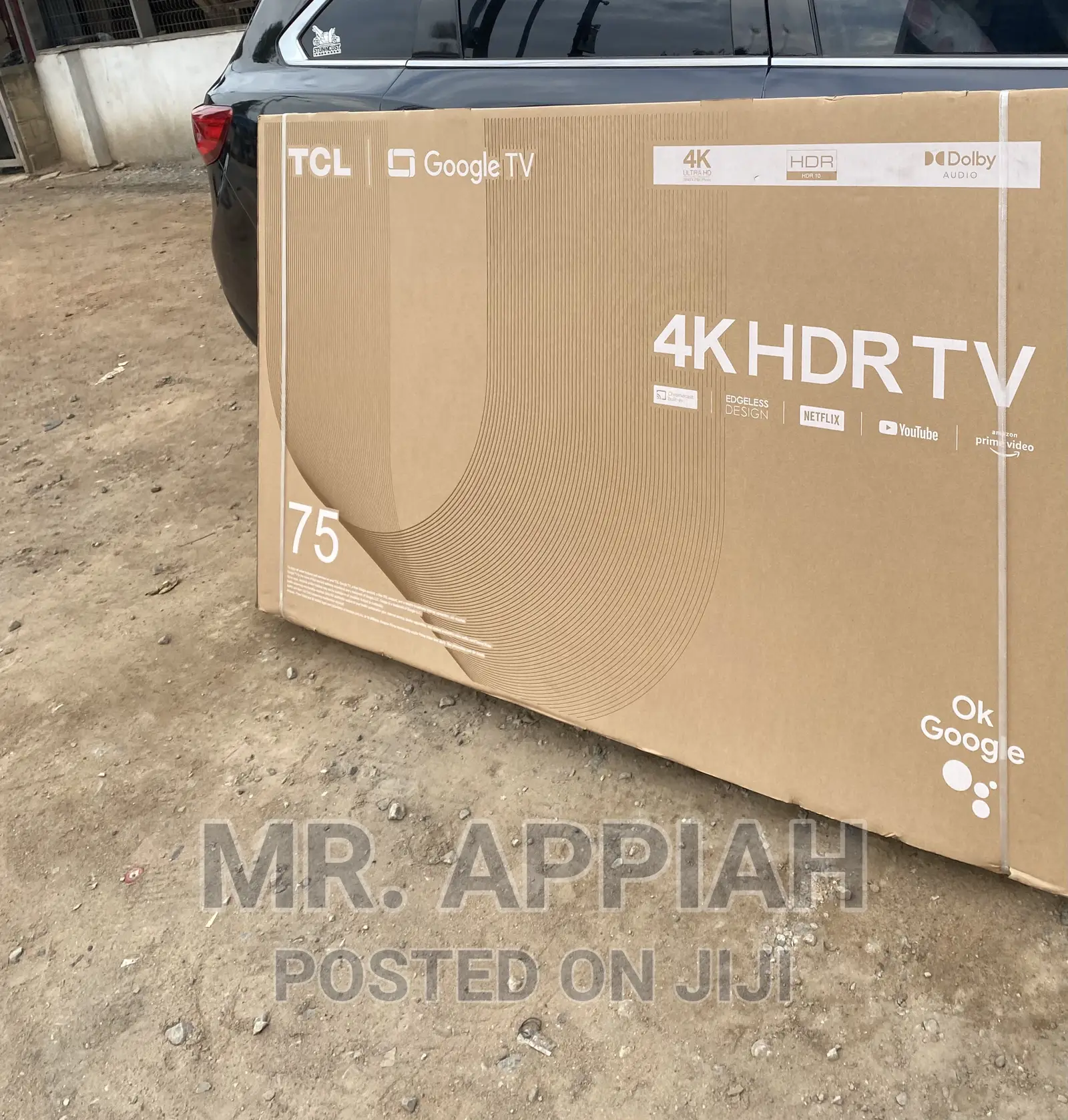Fast and Efficient TCL 75inch HDR Google Tv(Basic Black)