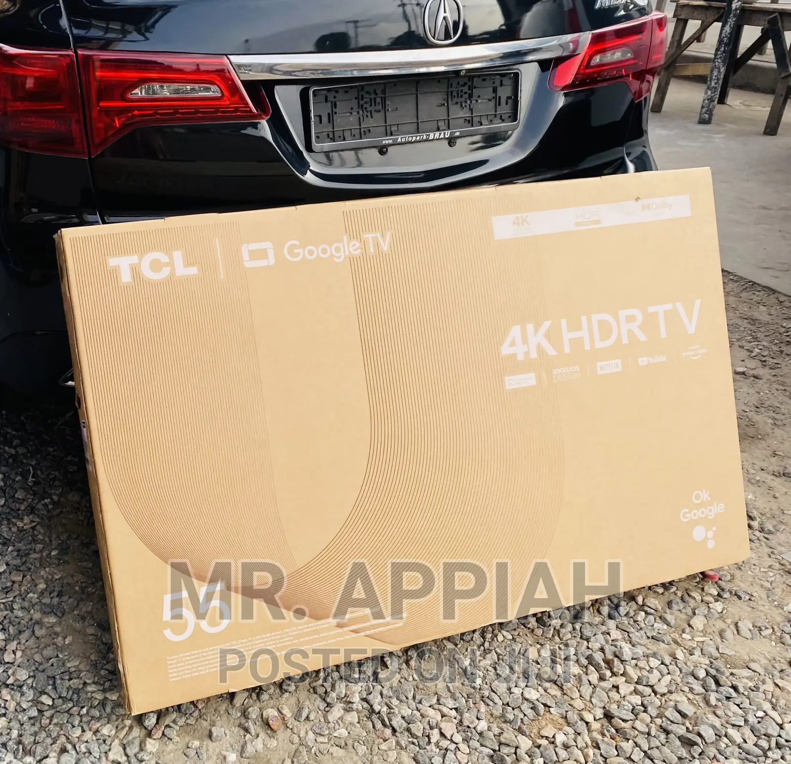 Foreign Standard TCL 55p635 55 Inch HDR Edgeless Tv