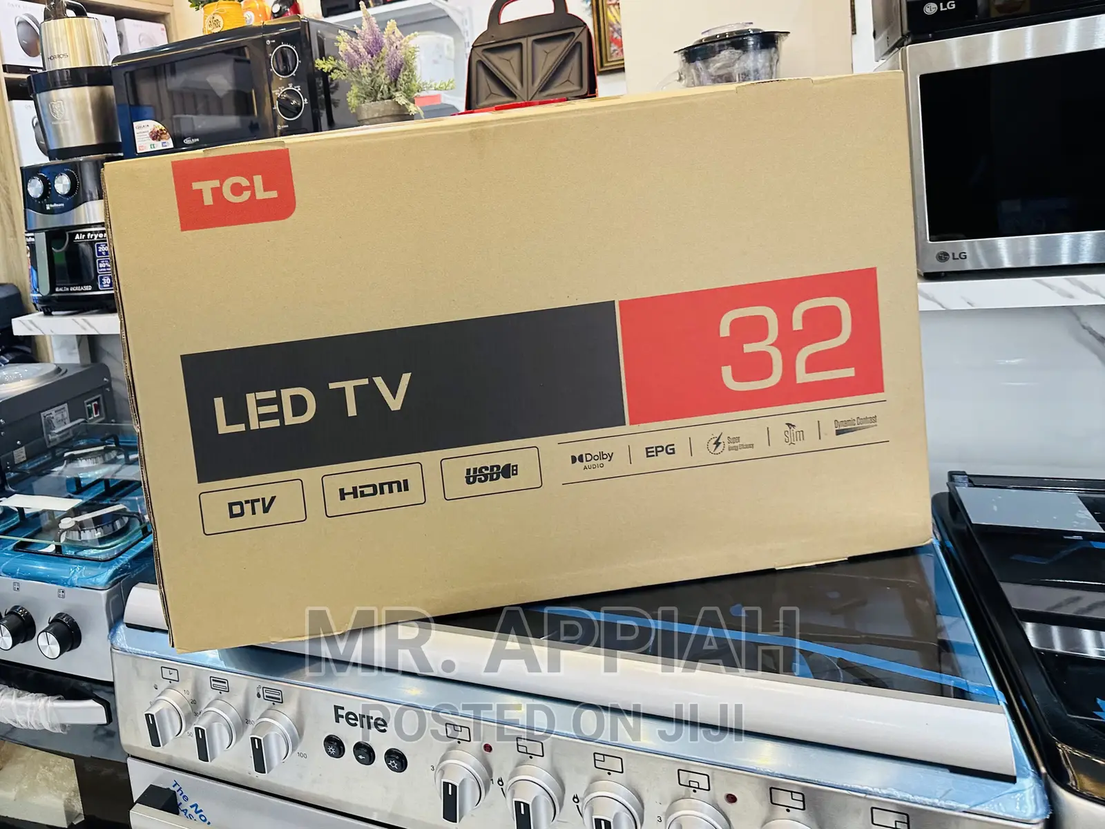Edgeless Design TCL 32D3200 32 Inch Full HD LED Tv(Black).