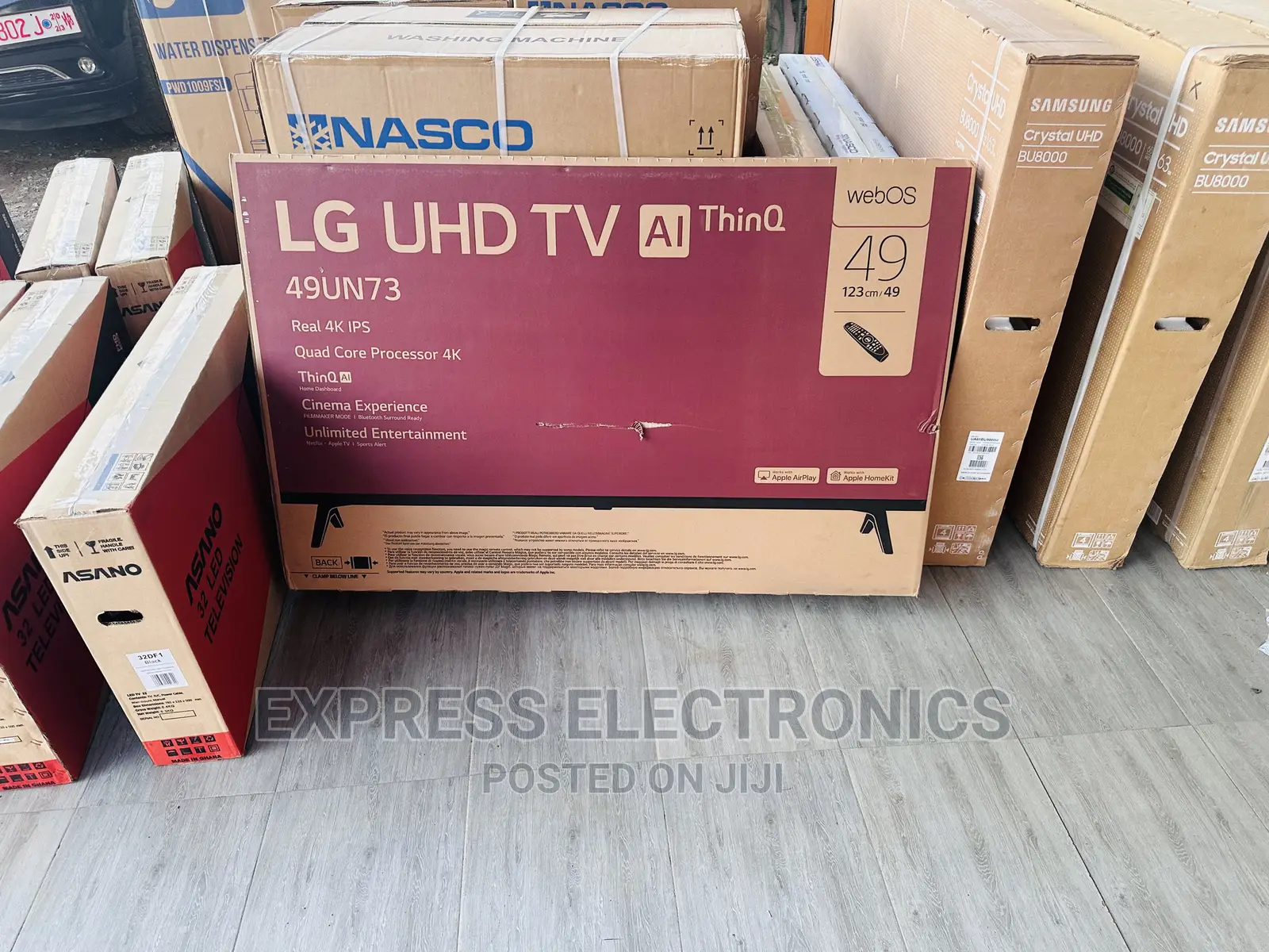 Upgrade Smart UHD Glossy LG 49”Un73 Tv 