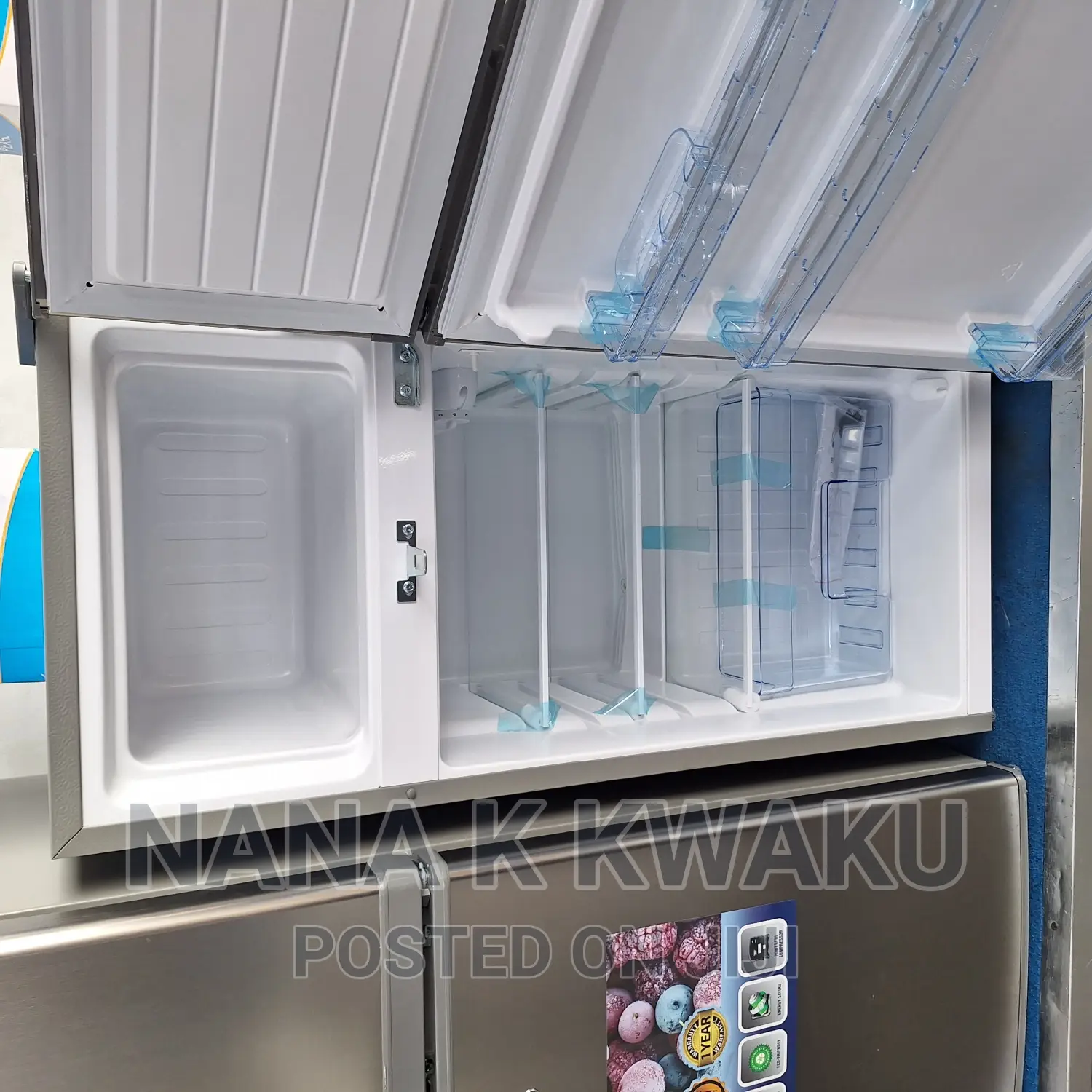 95litrs Double_door Fridge Pearl