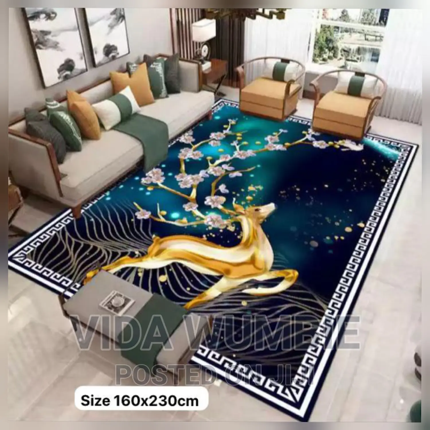 Quality 3D Center Carpet (160/230cm)