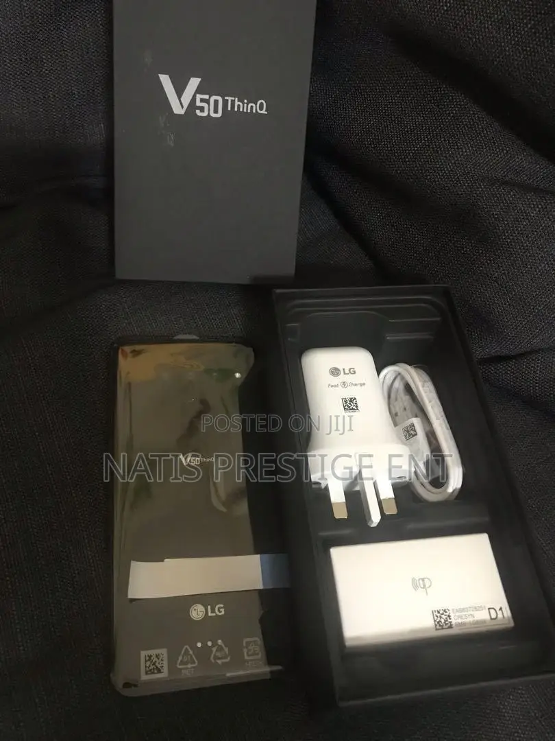 New LG V50 ThinQ 128 GB Black