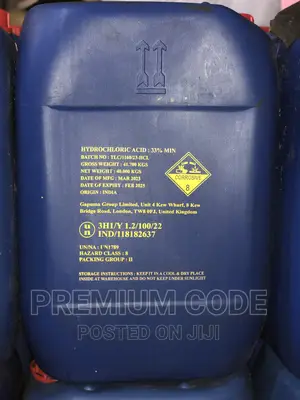 Acid, Hydrochloric 40KG