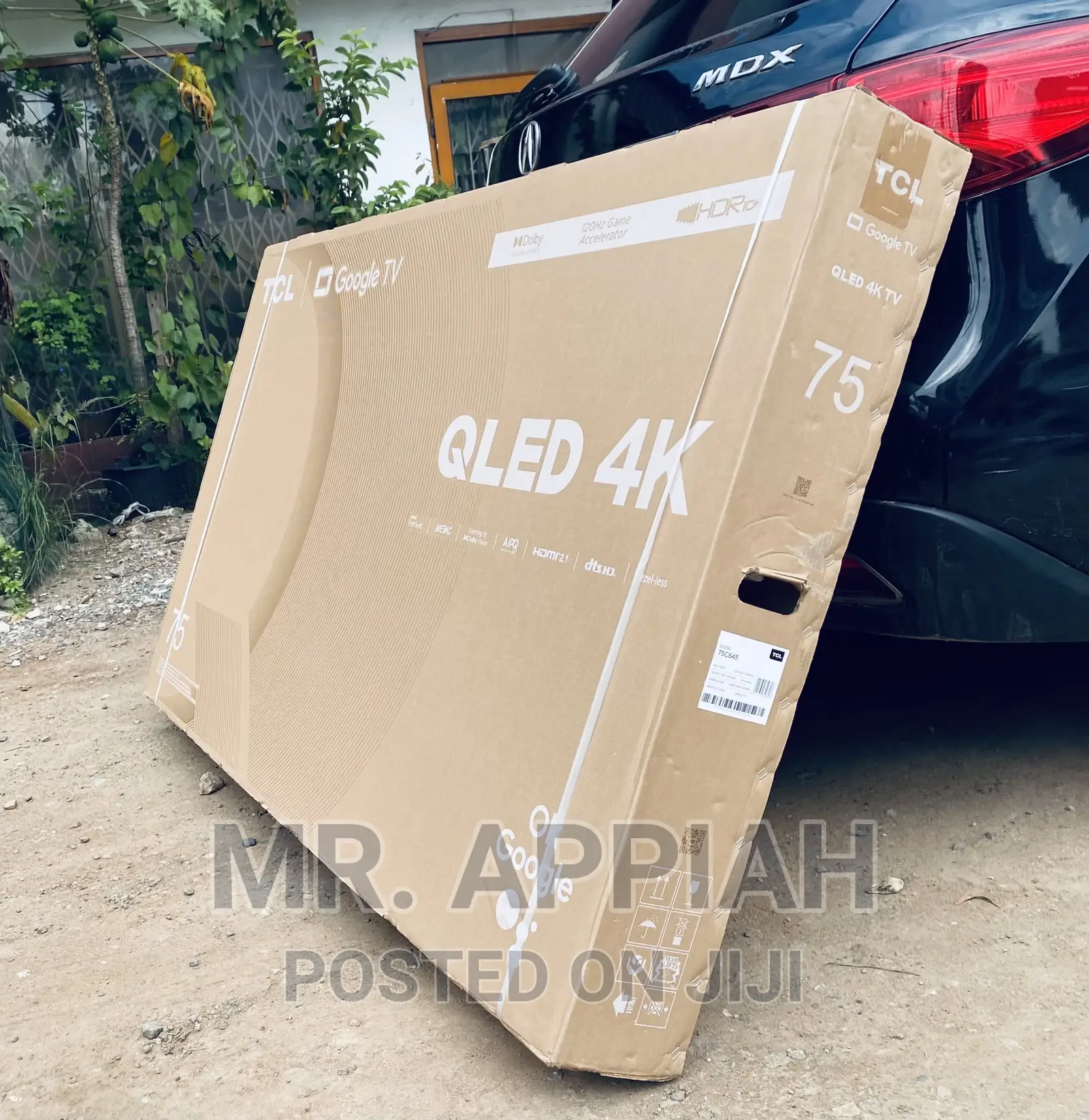 (75-C645)Long Lasting TCL 75 Inch QLED Google Tv(Black)