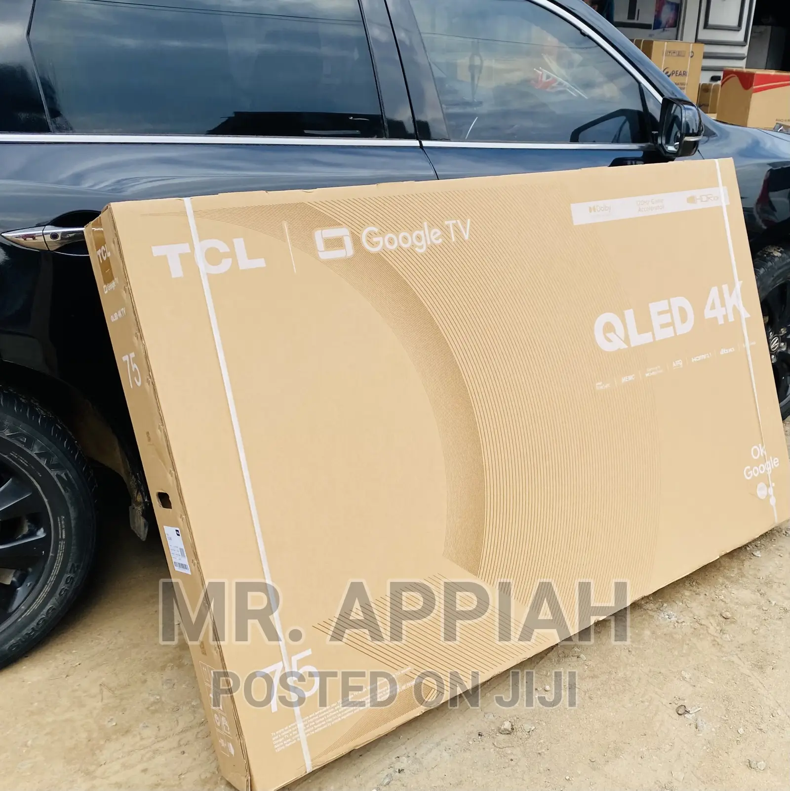 Sleek Design TCL 75-C645 75 Inch QLED Google Tv(Black).