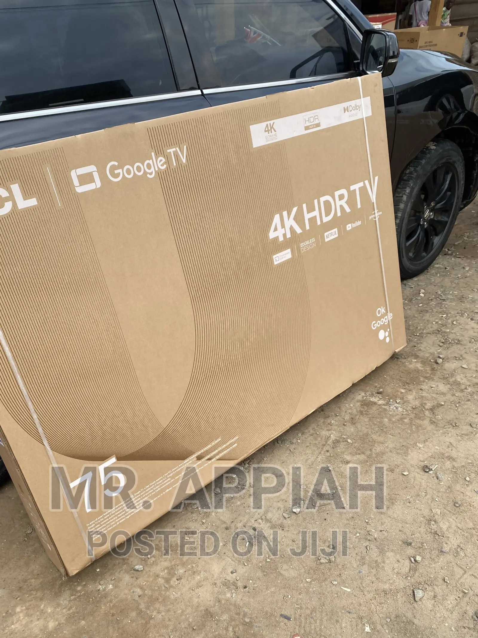 Edgeless Frame TCL 75 Inch HDR Led Google Tv(75p635).