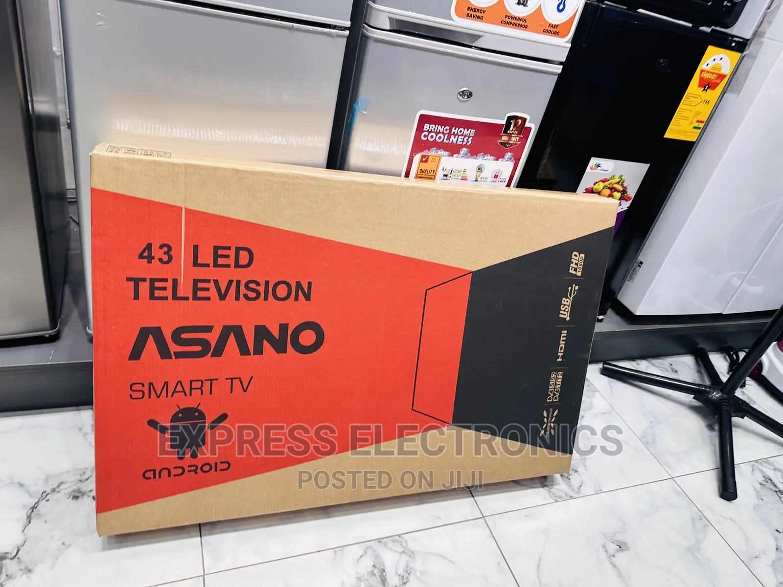 Upgrade Your Entertainment With 43”Smart Android Asano Tv 