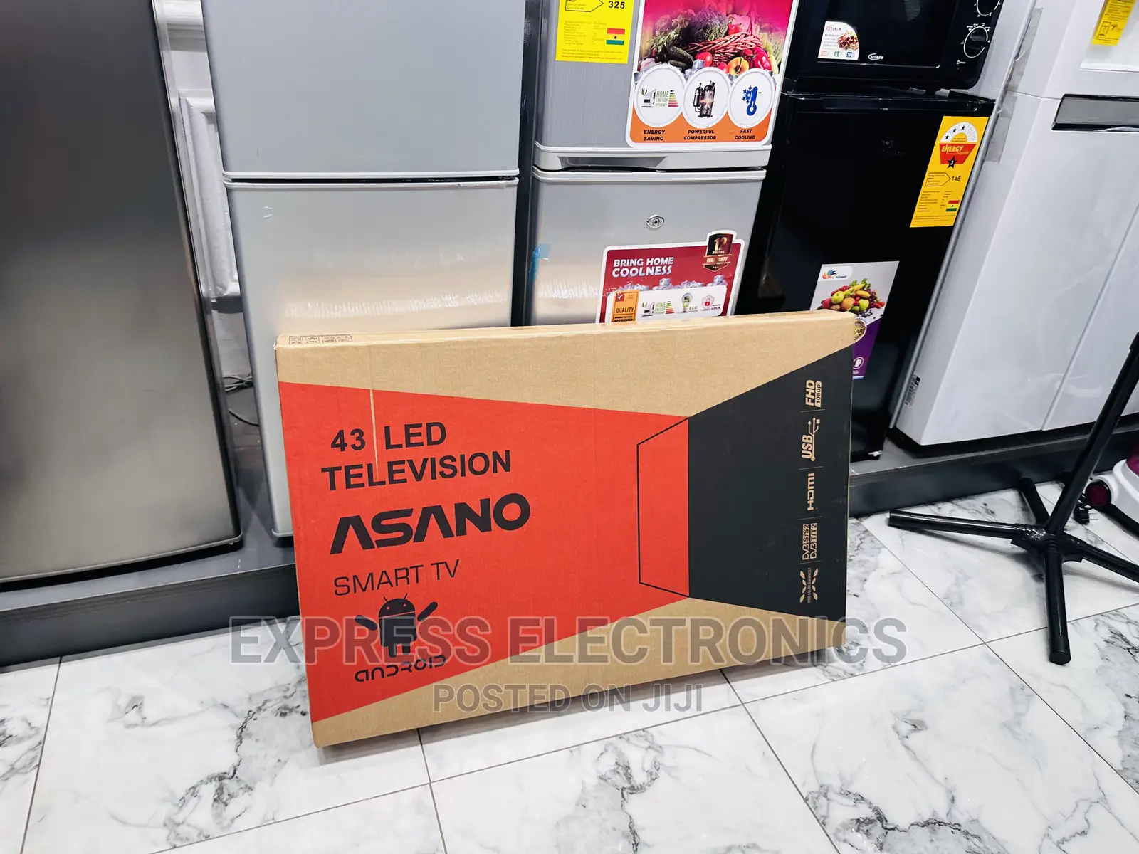 Limited Stock of Asano 43”Smart Android FHD Tv 