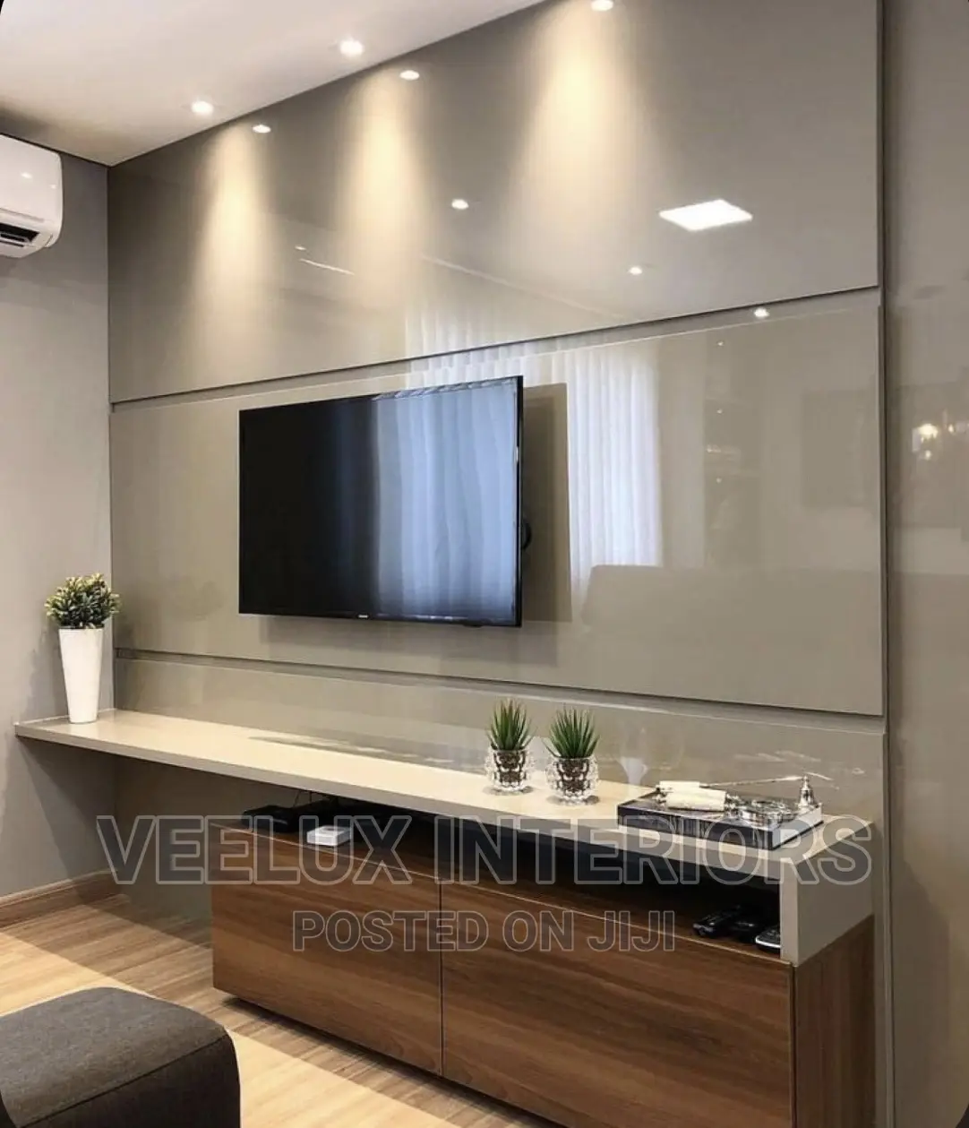 Classic-Wood Tv Unit || Interior Designer