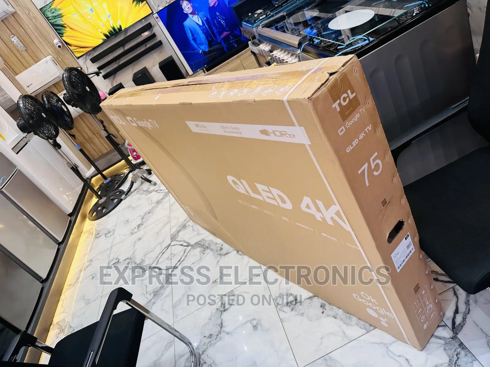 Sleek 75”C645 QLED Smart Android Tv TCL