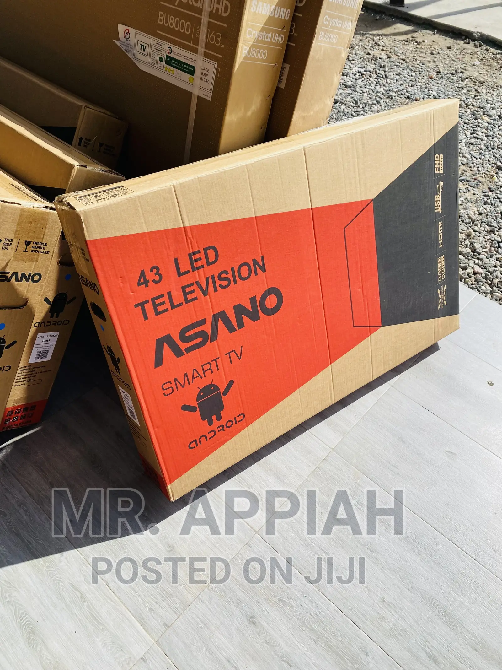 Fast and Efficient Asano 43 Inch Digital Satelite Smart Tv.