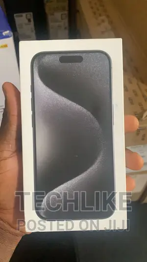 New Apple iPhone 15 Pro 256 GB Black