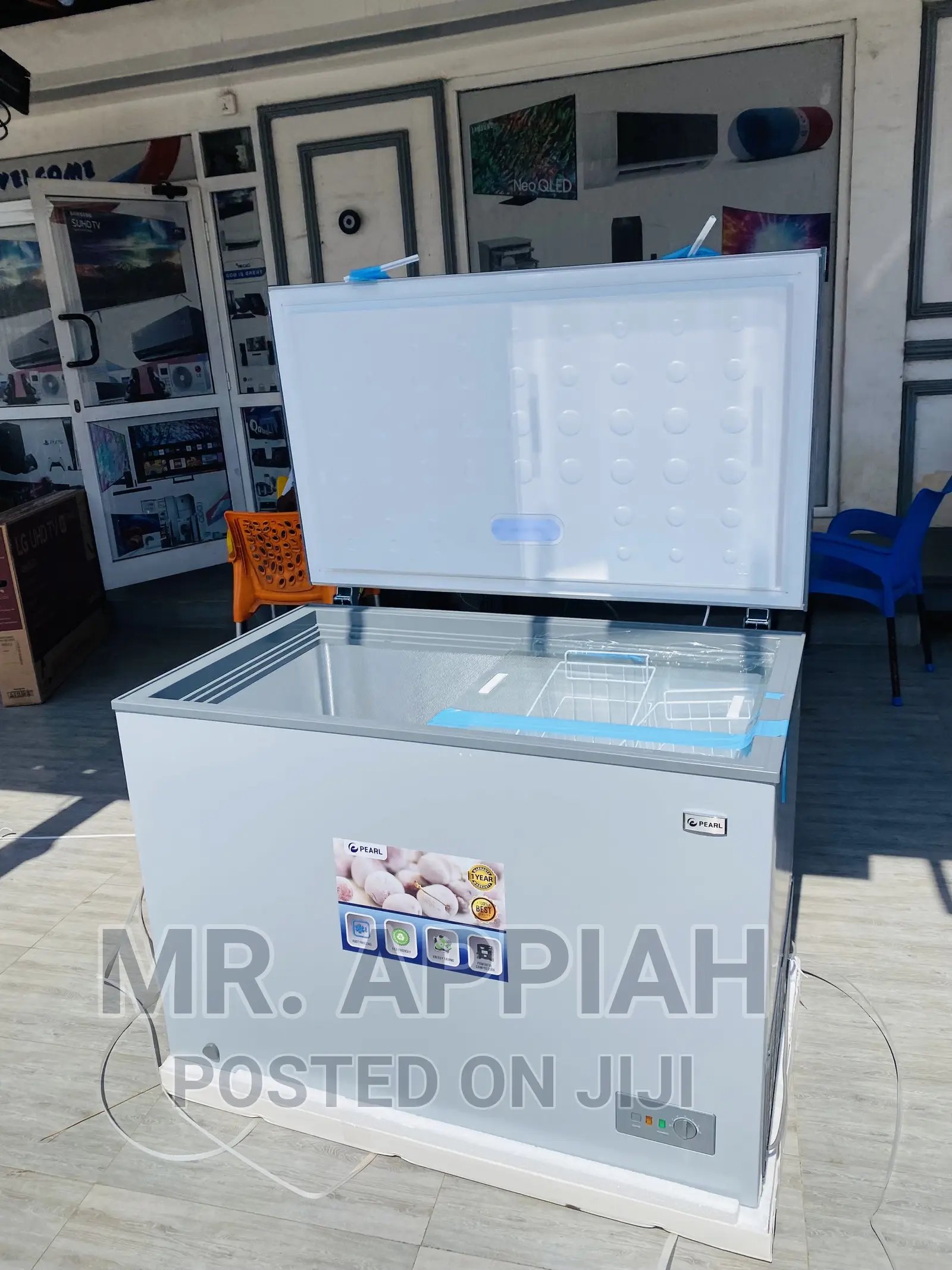 Energy Saving Pearl Single Door Chest Freezer(PCF-380).