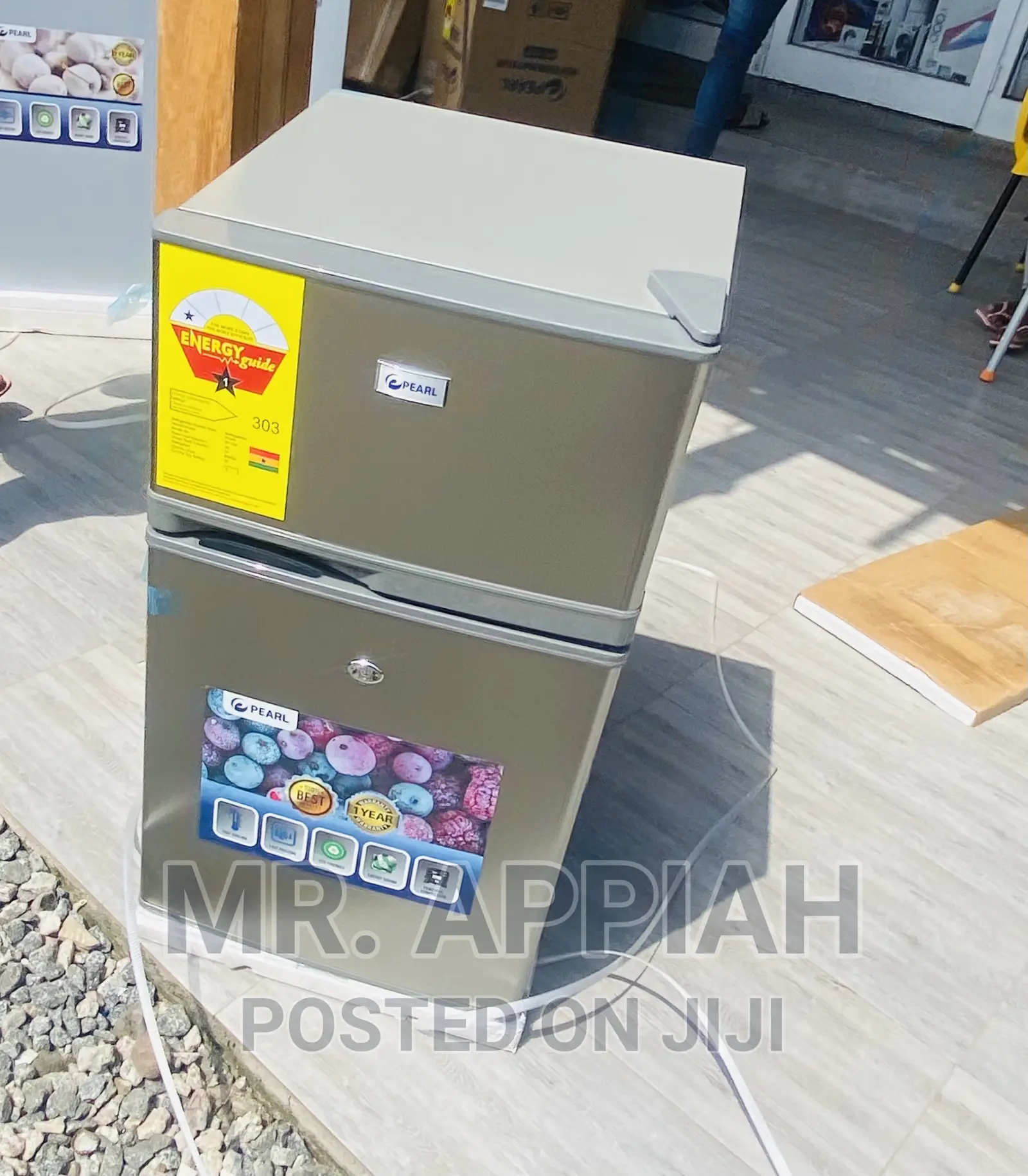 Extremely Quality Pearl PCF 380 Refrigerator(80ltr)Gray.