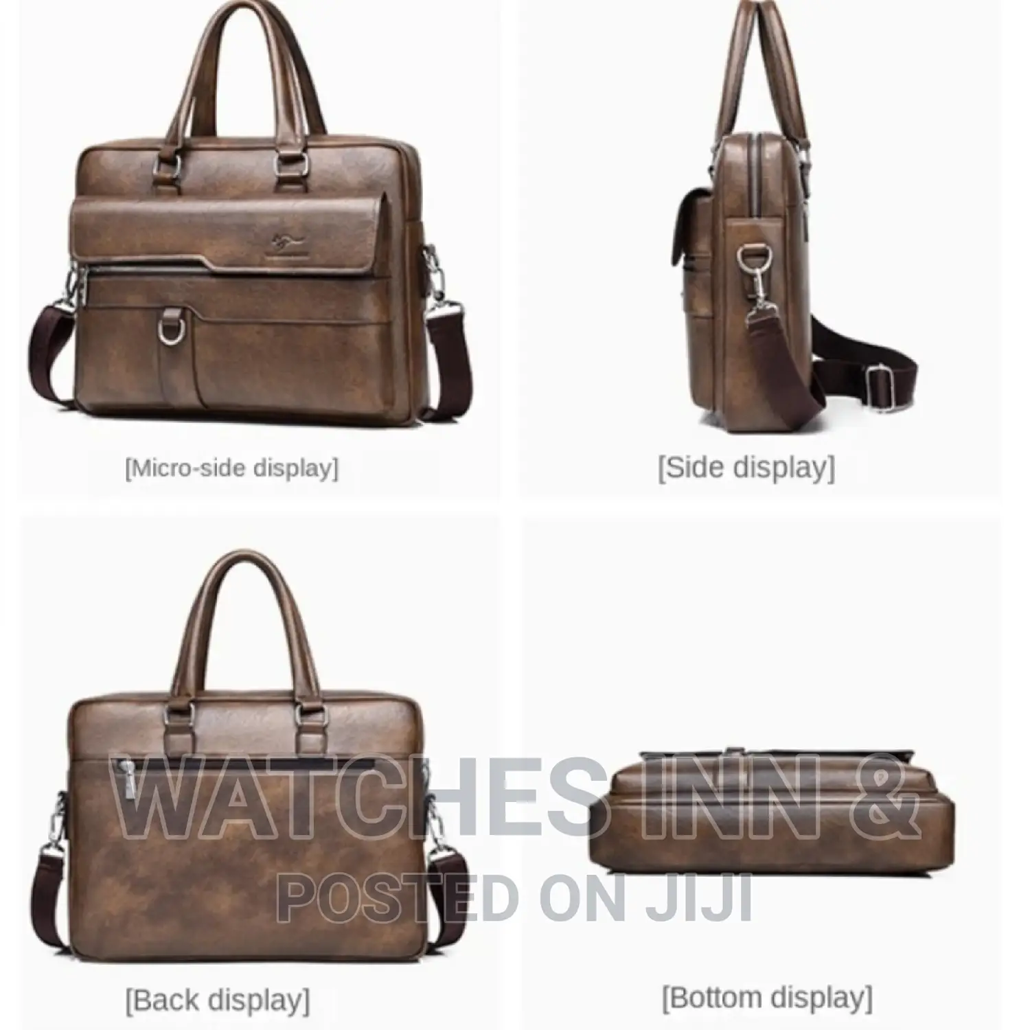 Buy 1 Get 1 Free  Executive Men's Leather Bag / Briefcase