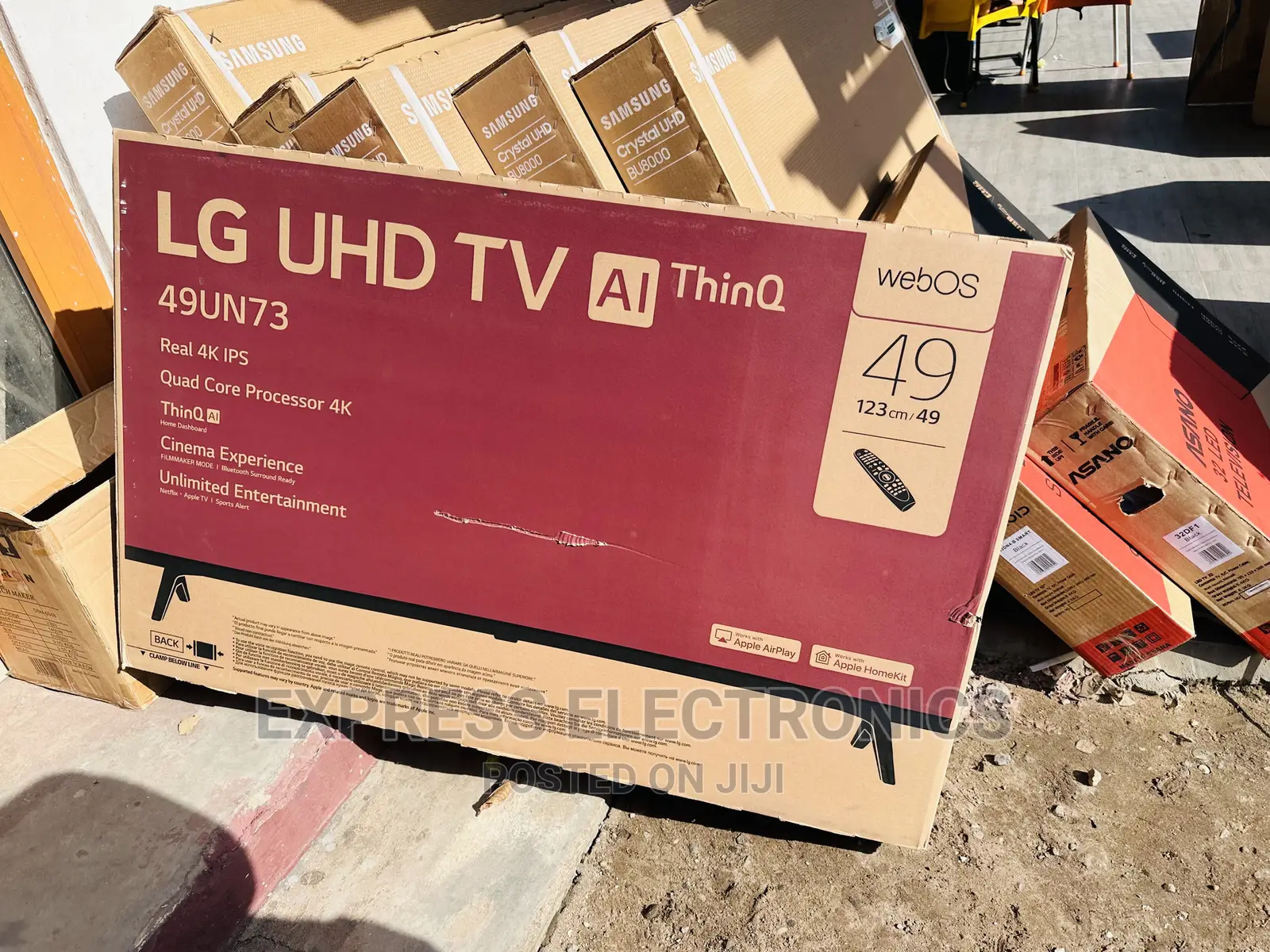 1 Year Warranty Sleek Slim UHD Smart 49”Un73 Tv