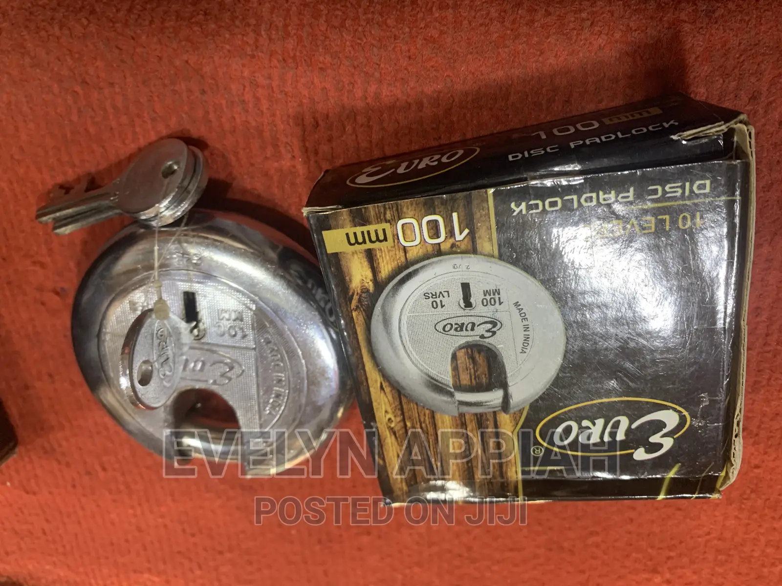 Euro Disc Padlock 100mm