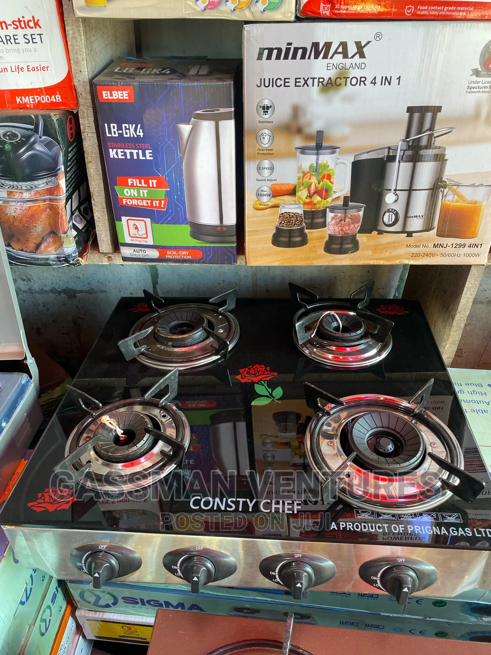 Premium Quality 4 Burner Gas Stove