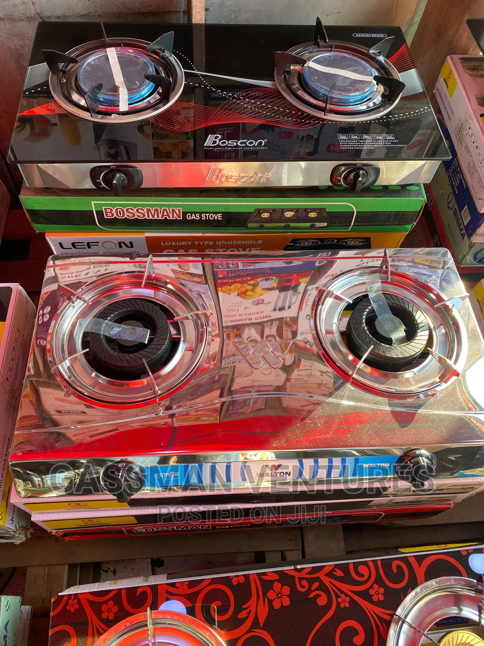Stainless Steel 2 Burner Gas Stove