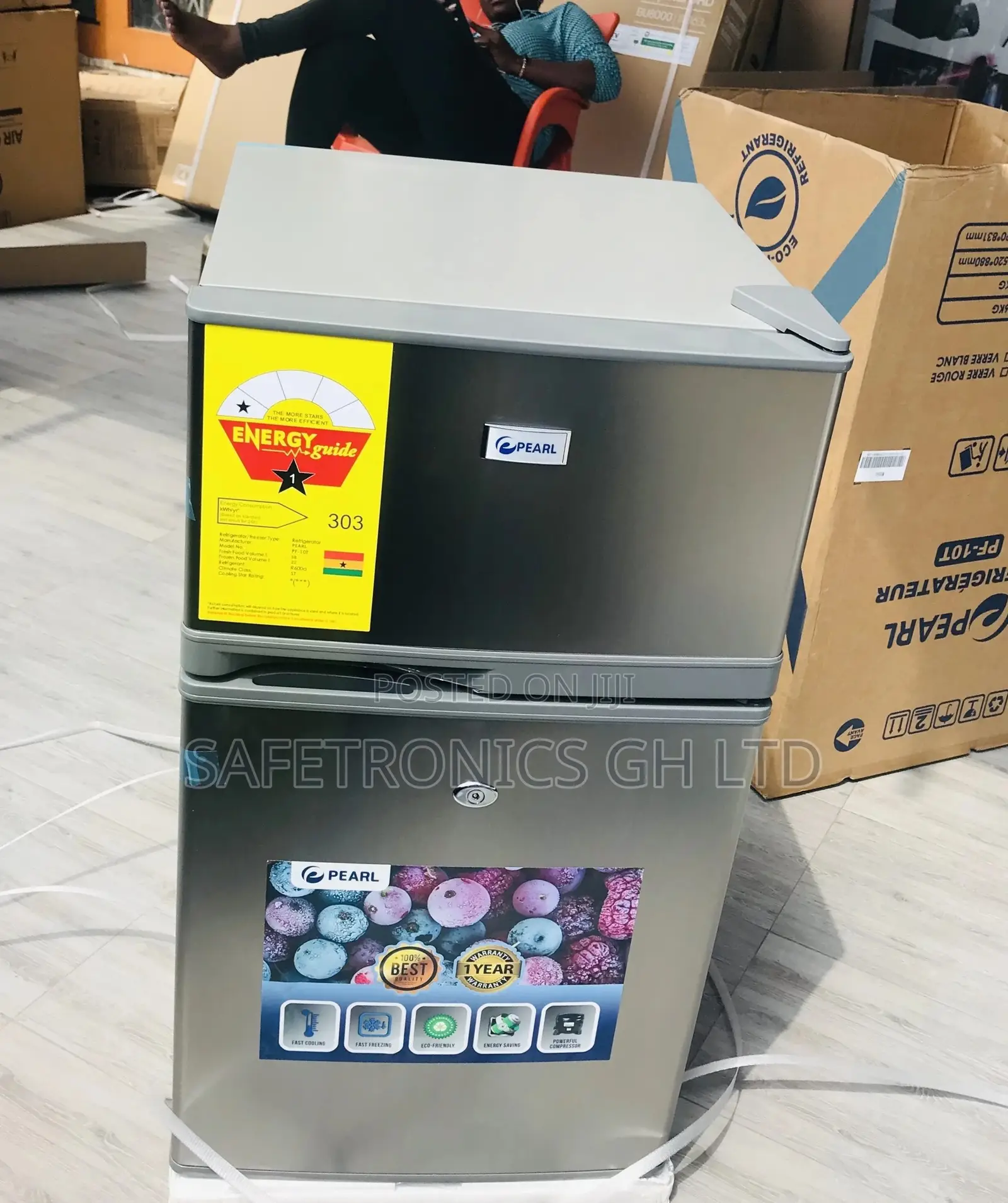 Topfreezer Pearl Doubledoor Pf-10t  Reliable Fridge 