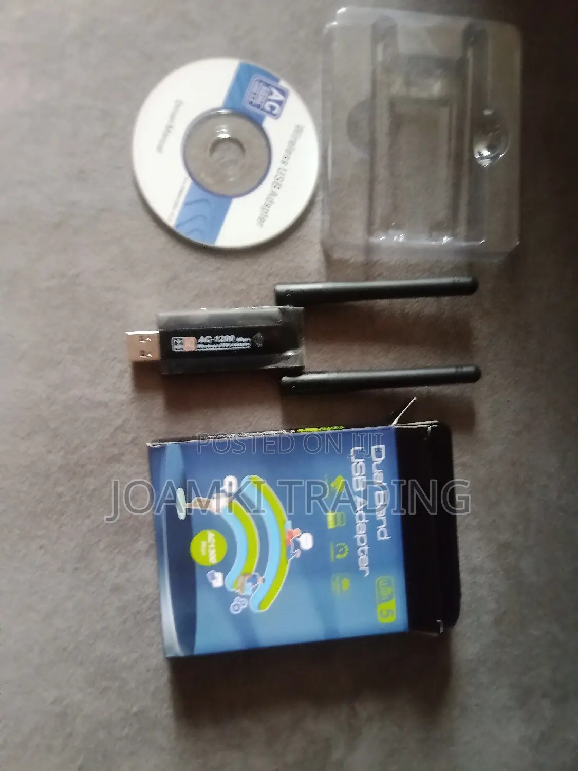 1200mps Dual-Band Usb Wifi Adapter, Network Card 4 Computer