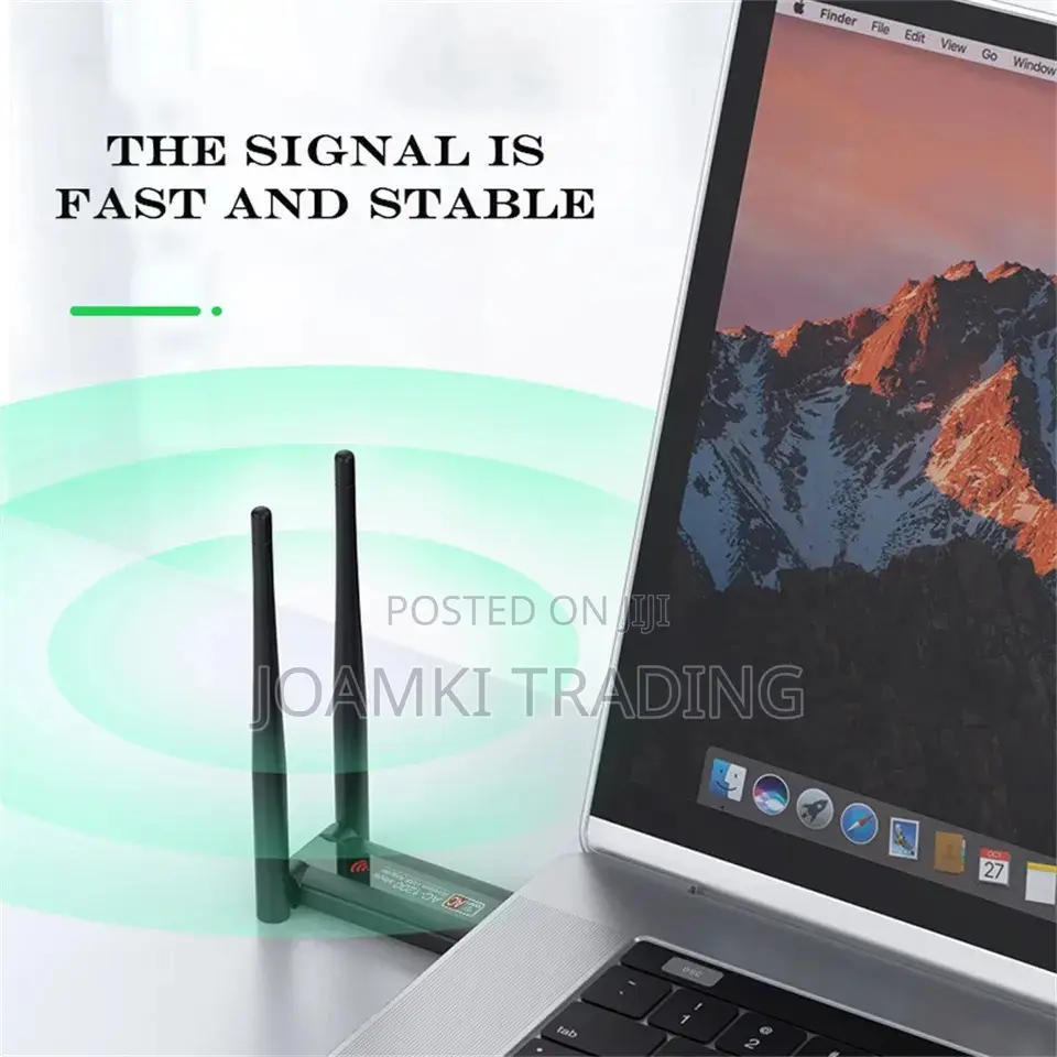 1200mps Dual-Band Usb Wifi Adapter, Network Card 4 Computer