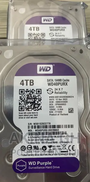 Wd 4tb Surveillance HDD