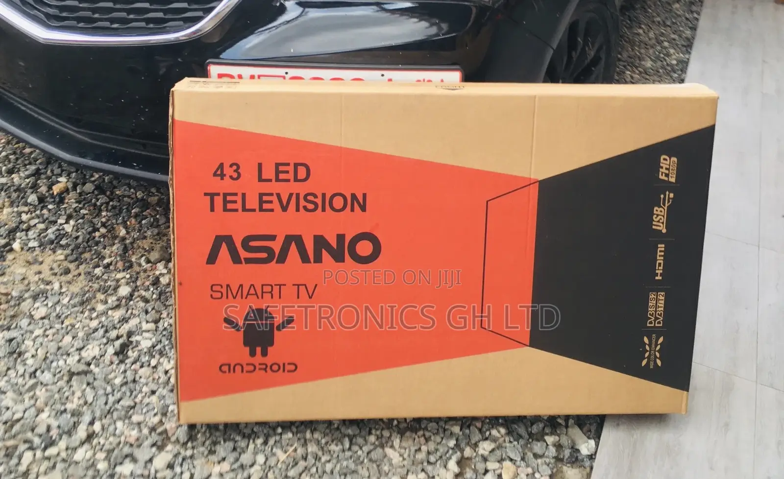 High Clear Quality Asano Smart LED Glossy 43 Inches Tv