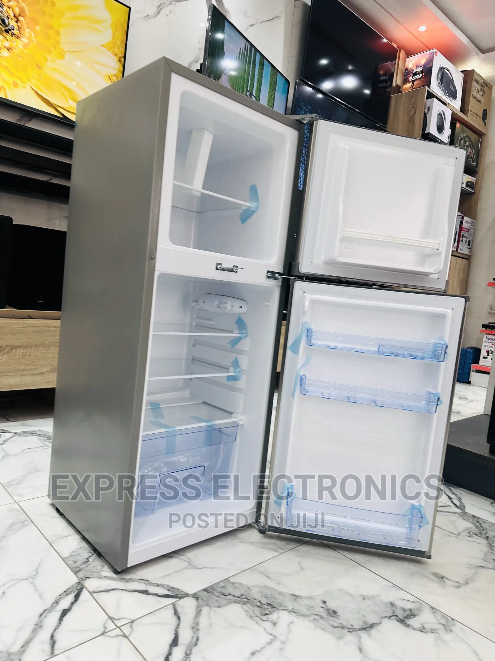 Fresh Sleek in Box Double Door Fridge Pearl 20T Fridge