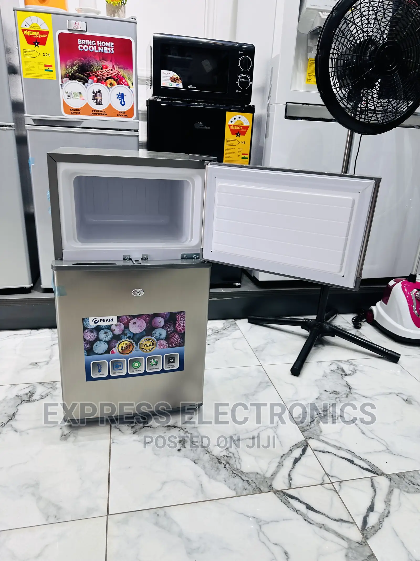 Durable Build Body Sleek Pearl 10T Double Door Fridge