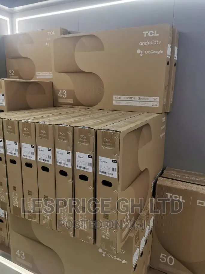 TCL 43” Android Smart Digital Satellite TV
