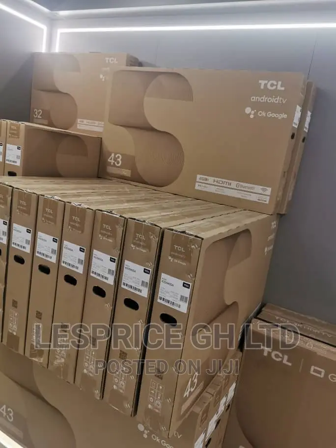 TCL 43” Android Smart Digital Satellite TV