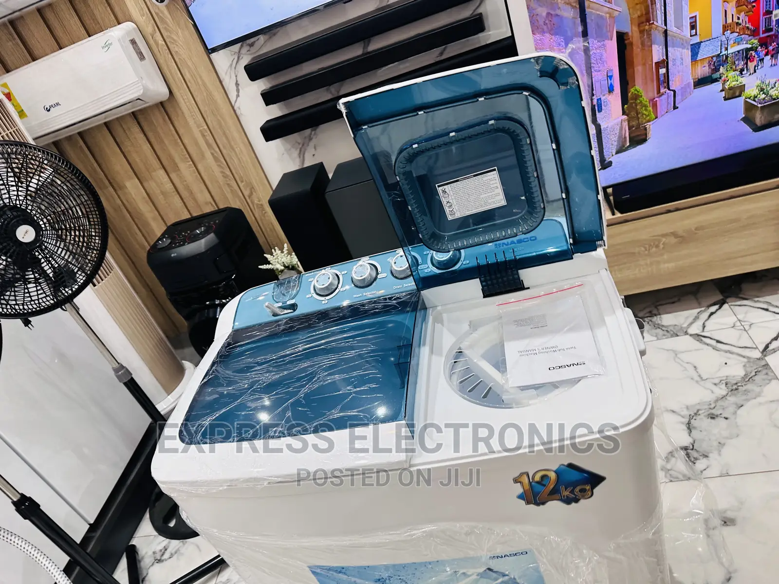 Less Energy Washing Machine Nasco 12kg Topload Twintub