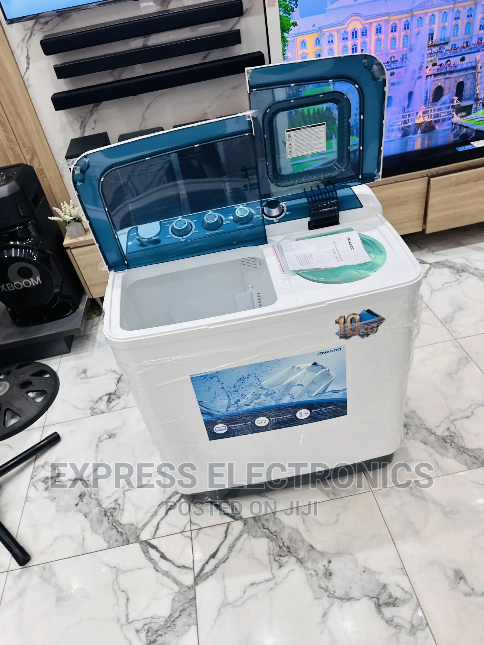 Full Plastic Body 10kg Twintub Topload WM Nasco