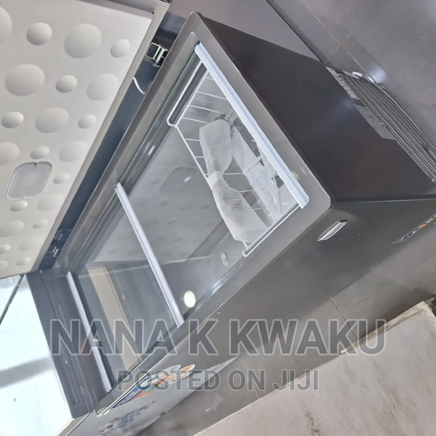 Gray Nasco_200litres Chest Freezer