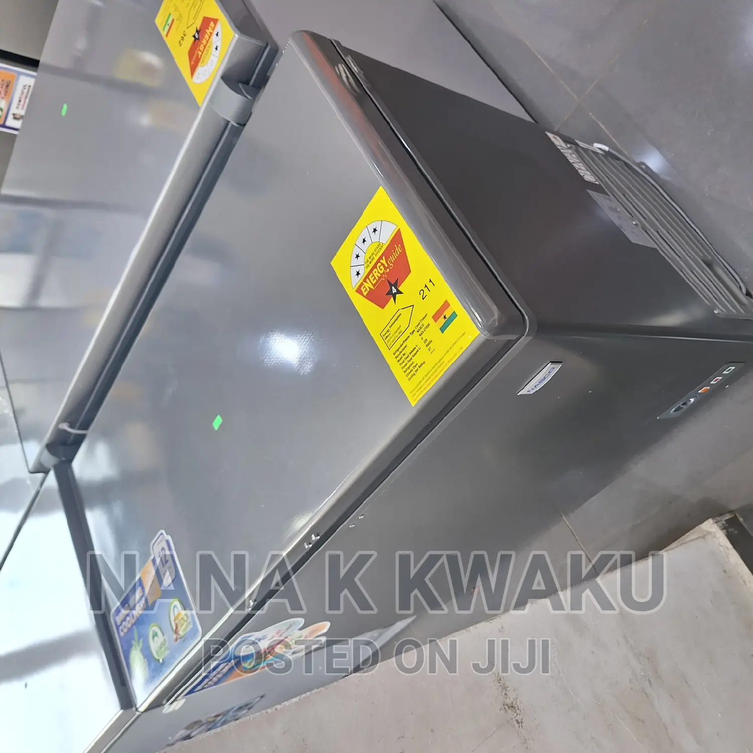Gray Nasco_200litres Chest Freezer