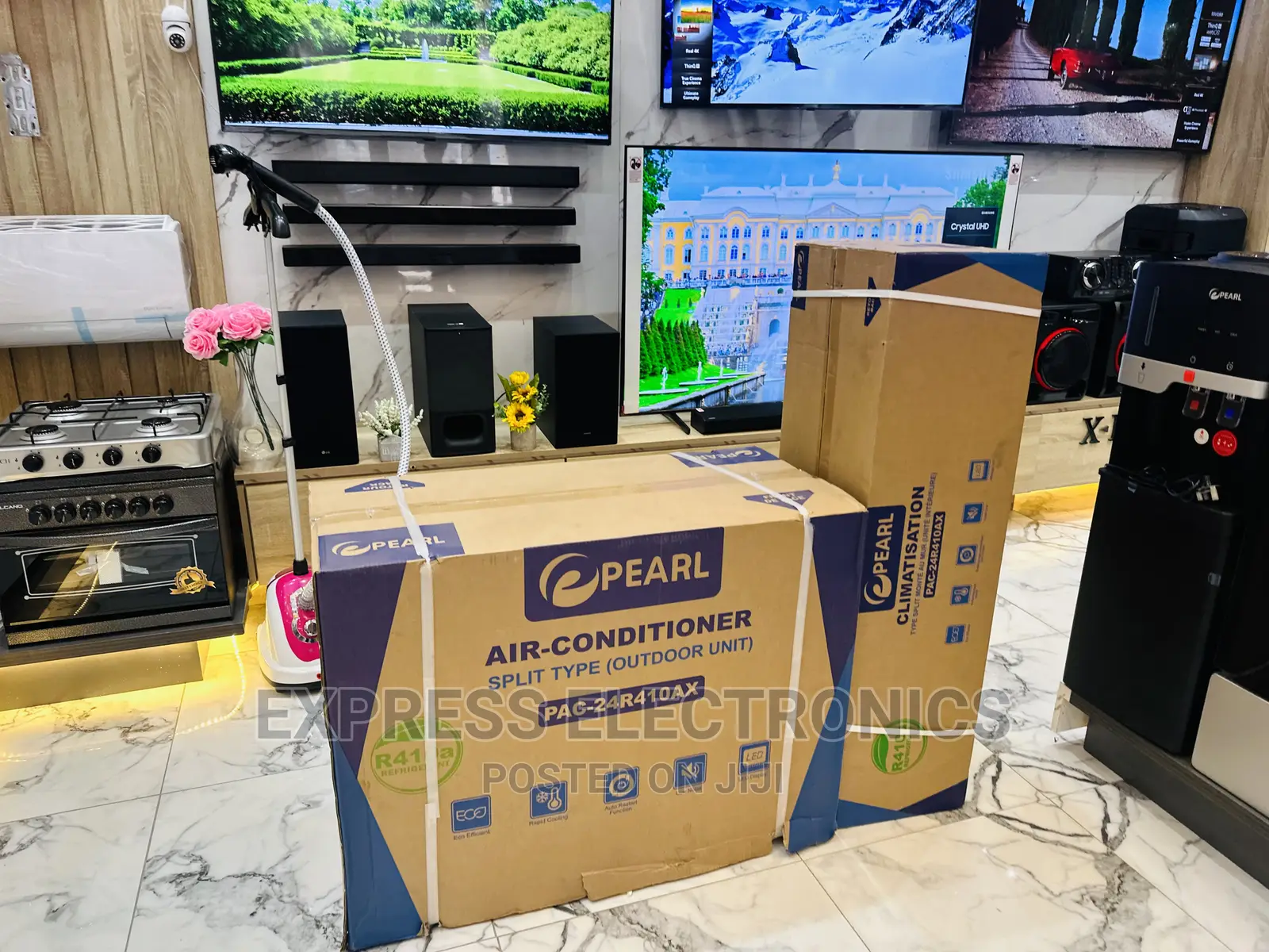 Sleek and Unique Design 2.5hp Split R410 Gas Pearl