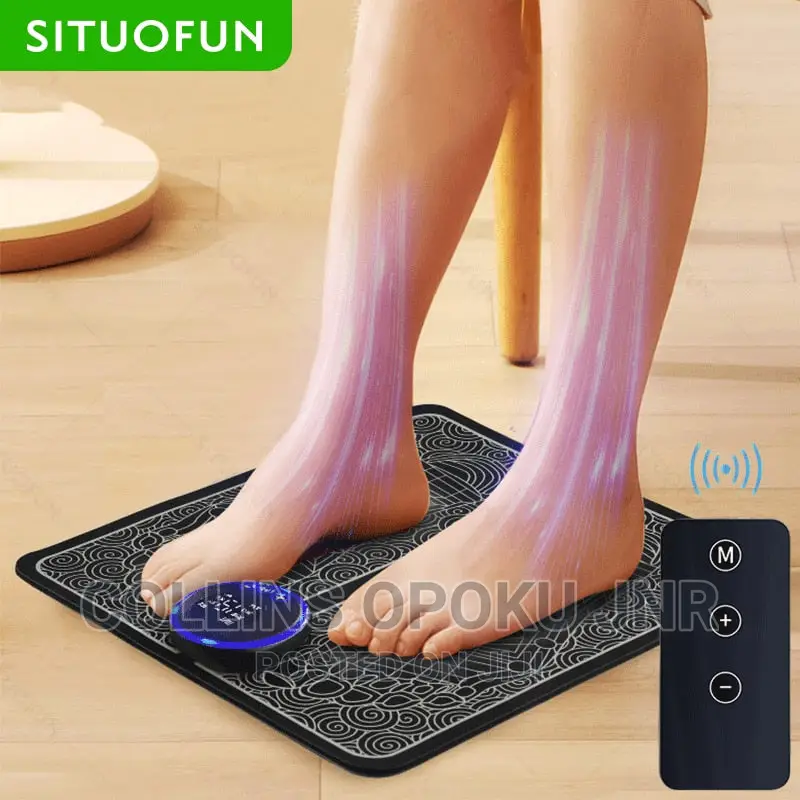 EMS Foot Massager With Leg Cushing Remote