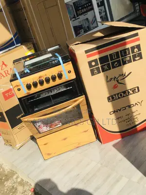 Wooden Volcano 4 Gas Burner Oven With Grill 50x50 