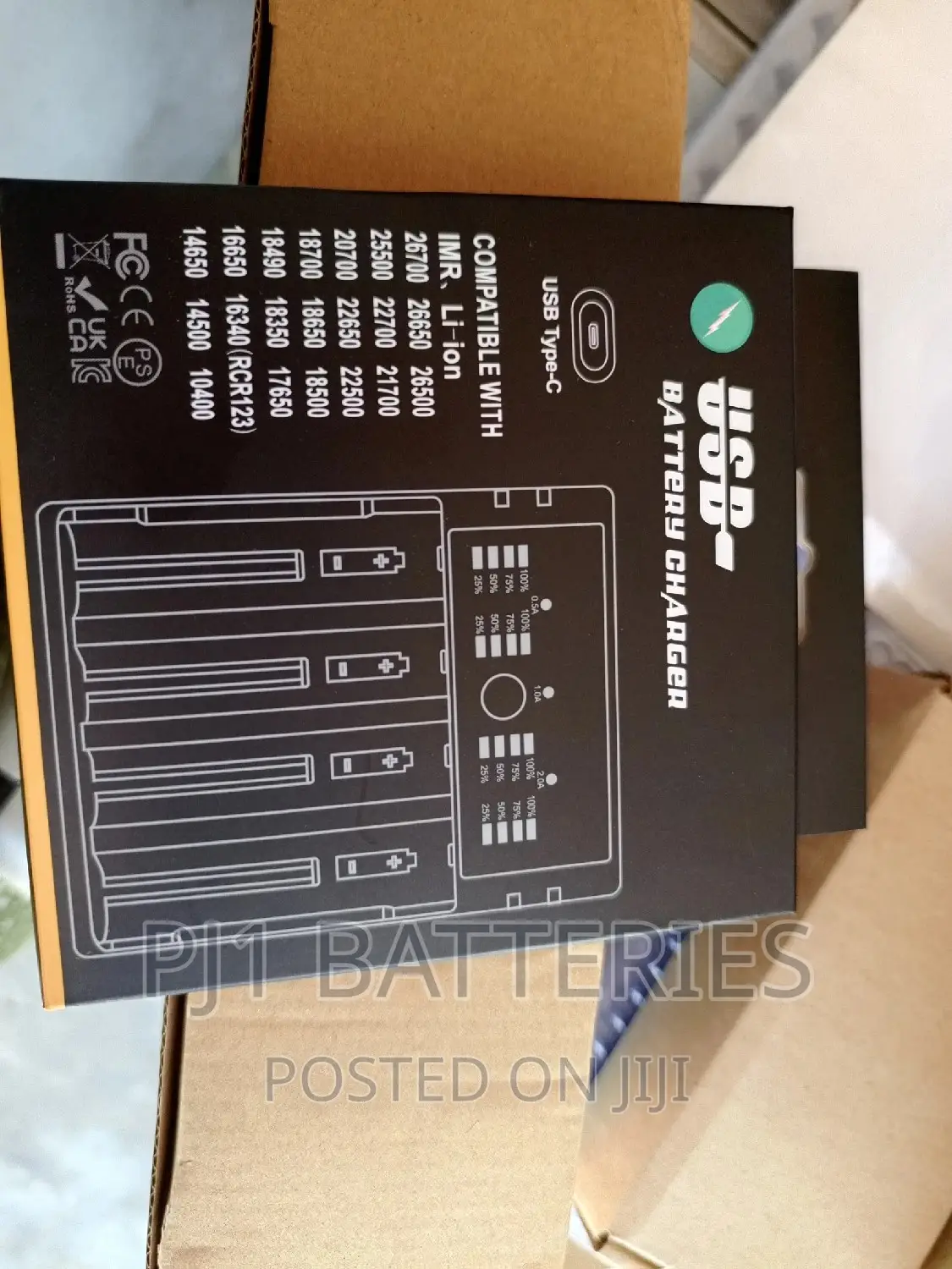 18650 Lithium Digital Charger 3.7volt