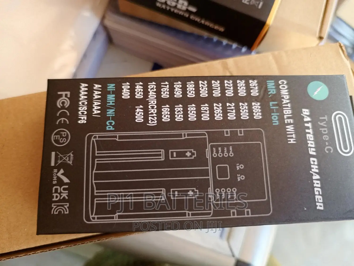 18650 Lithium 2 Slot Charger 3.7v