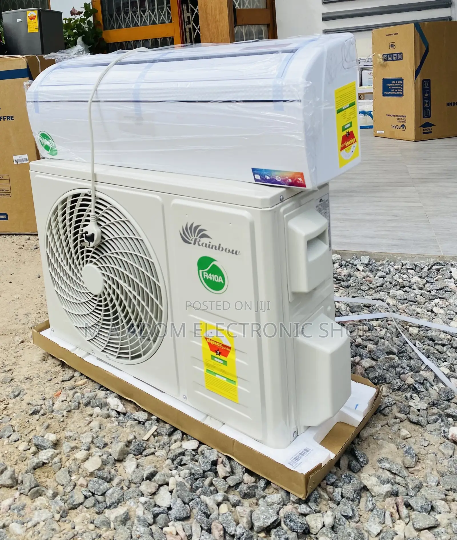 Energy and Cost Saving Rainbow 1.5hp Ac(White)
