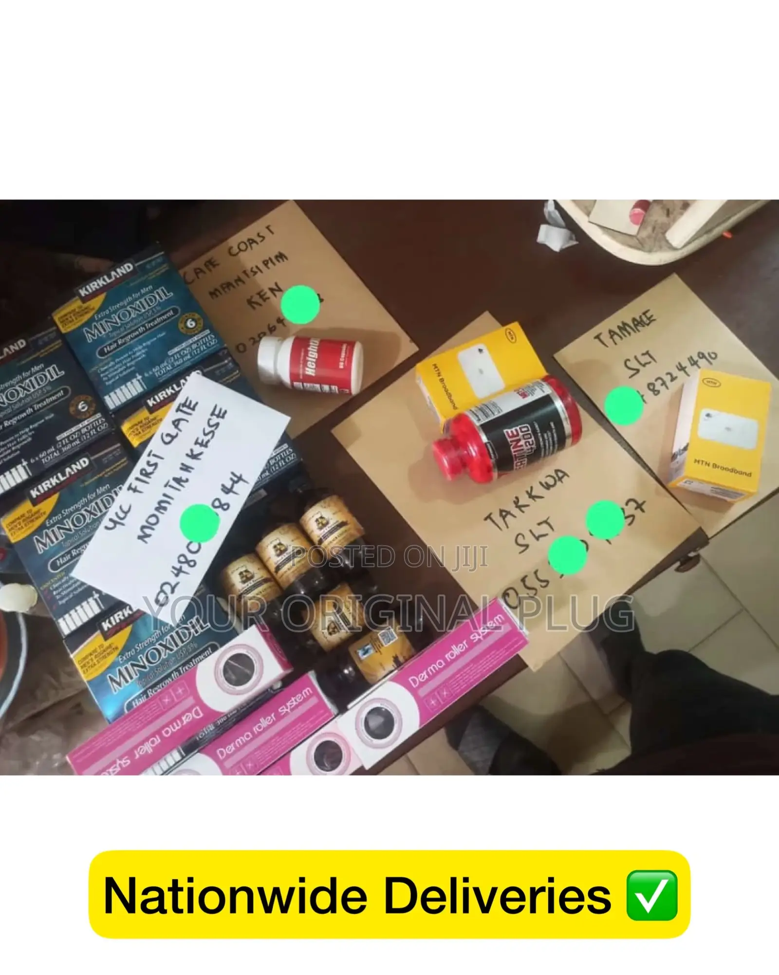 Kirkland Minoxidil + Derma Roller (Best Combo)