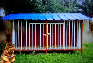 Robust Double Galvanized Steel Comfy Security Dog Cage/House