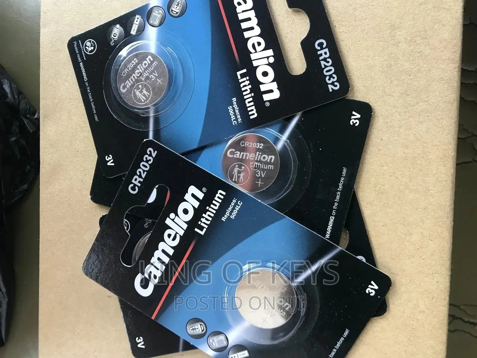 Original Key Remote Batteries Panasonic and Khameleon